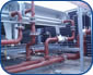 Connections to chiller units